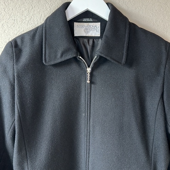 International Scene Zip Front Jacket Size 7/8 - Picture 2 of 14